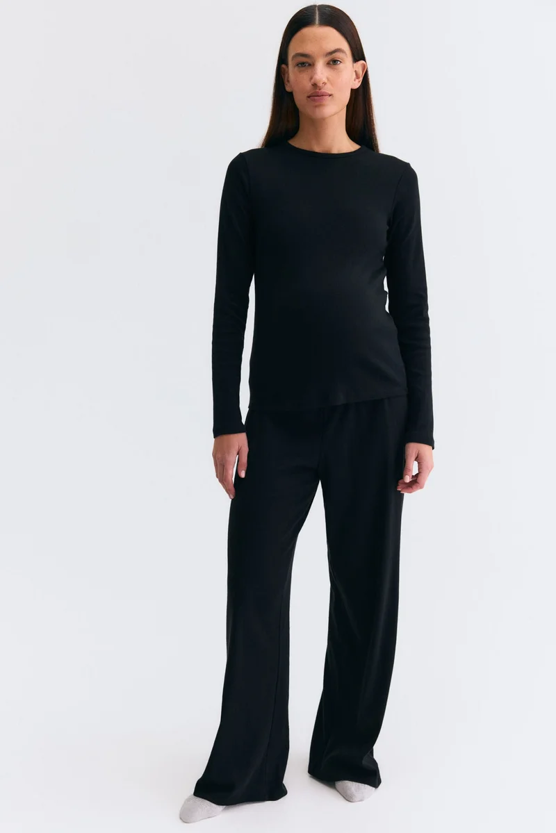 H&M MAMA Pointelle jersey pyjamas